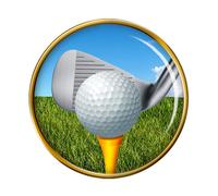 Golf Pin Badge Per Indirizzare La Palla