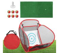 Golf Pitch Rete e Chipping - Aiuto per l'allenamento portatile per la pratica di swing e l'allenamento | Accessori per obiettivi di golf indoor in interni, per uomini, papà, appassionati di golf