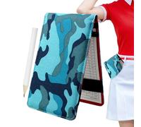 Golf Pocket Scorebook - Oxford Cloth Design, include Pencil | Golf Notebook Yardage Book | Camouflage Scorebook, Club Scorecard, Gadget Sport Outdoor Uomo Donna Golfers Portable Journal