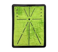 Golf Practice Mat Anti Slip Training Pad, Portable Golf Swing Hitting Mat with Swing Path Feedback for Indoor Outdoor Backyard Driving Range, Training Aid for Beginners Skill Improvement Practice Tool