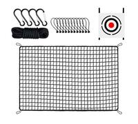 Golf Practice Net, Heavy Duty Ball Swing Training Simulator, Golf Sports Barrier Nets with Target Cloth for Backyard, Outdoor, Indoor, Garden, 27,56 x 27,56 pollici