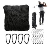 Golf Practice Net, Sports Practice Barrier, Multi-Sports Ball Chipping Barrier Netting With Hooks - Training Net | For Indoor Outdoor Garden Yard Lawn Hockey Soccer Baseball