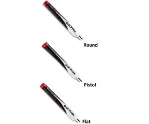 Golf Pride Putter con impugnatura Pride a conicità inversa, bianco/nero/rosso