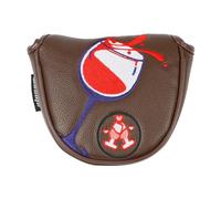 Golf Push Rod Case - 6,69 pollici Push Rod Cover | Magnetic Closure Case - Impermeabile PU Leather Golf Puśh Pole Protector with Cleaning Magnet Lightweight 100 for Secure Storage and