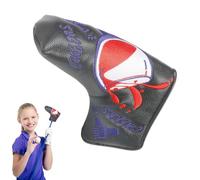 Golf Push Rod Case - 6,69 pollici Push Rod Cover | Magnetic Closure Case - Waterproof PU Leather Golf Puśh Pole Protector with Cleaning Magnet Lightweight 100g Design for Secure Storage and Transport