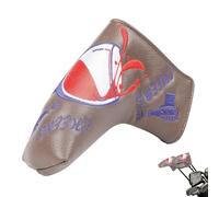 Golf Push Rod Case - 6,69 pollici Push Rod Cover | Magnetic Closure Case - Waterproof PU Leather Golf Puśh Pole Protector with Cleaning Magnet Lightweight 100g Design for Secure Storage and Transport