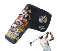 Golf Putter Cover, PU Plush Magnetic Club Head Case | 17x8.5x12.5cm