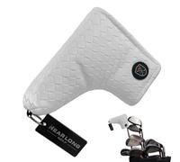 Golf Putter Cover - Putter Head Cover, Club | Protezione elegante in pelle PU magnetica - Design resistente all'usura ideale per la natura all'aperto, la scuola o il terreno di allenamento
