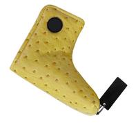 Golf Putter Head Cover - Magnetic PU Leather Putter Headcovers | Golf Accessories with Secure Magnetic Closure, Mallet Ṕutter Cover, Fits Most Clubs for Indoor Outdoor Ģolf Practice