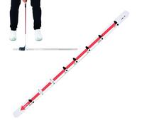 Golf Putting Alignment Trainer - Lega di alluminio 90 cm | Guida per messa interna con righello traiettoria | per pratica | Strumento di allineamento per swing e precisione del golf