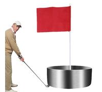 Golf Putting Cup - Golf Putting Hole con bandiera - Cup Indoor Practice Training Aids, Indoor Outdoor Hole Putter Regulation