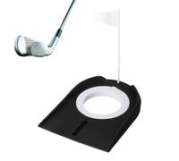 Golf Putting Cup, Putter Practice Ball Drop, 6,81 x 5,24 in Skills Training Aid with Flag, Ideal for Indoor & Outdoor Greens, Backyard Course, Yard Practice & Improvement