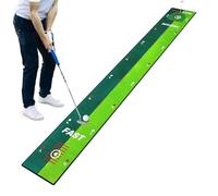 Golf Putting Mat | 12x98 Inch Non-Slip Portable Hitting - Practice Putting Green Indoor - for Backyard Playground Office Driving Range Sports Game Men Dad Adults Golfer Beginner
