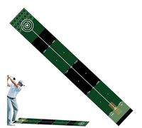 Golf Putting Mat - Rectangular Training Mat, Swing Trainer | Anti Slip Reusable Practice Ḿat, Golf Training Equipment for Indoor Outdoor Putting Swing Correction Exercise