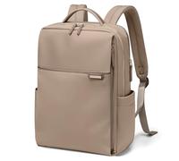 GOLF QUALITY Zaino da Viaggio 14 Pollici Borse da Cabina per Ryanair Bagaglio a Mano Zaino Borsa, Zaino da Trekking Uomo, Zaino Casual per Laptop per Scuola,Marrone champagne