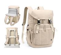 GOLF QUALITY Zaino Donna Zaino Porta PC Portatili da 15.6 Pollici Notebook per Laptop, Backpack Impermeabile da Uomo per Scuola, Lavoro o Viaggio,Albicocca