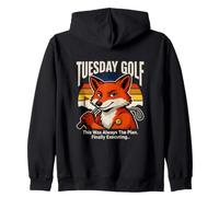 Golf Questo è Sempre Stato Il Piano Finalmente in Esecuzione Felpa con Cappuccio