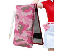 Golf Score Book, Portable Golf Journal Notebook with Pencilf, Oxford Cloth, Ideal Yardage Book for Men And Women, Outdoor Sports And Golfers, Size: 18x11cm