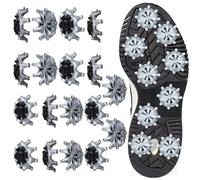 Golf Shoe Spikes, High Speed Twist Design, 18 Piece Set, Shock Absorption Feature, 4.33x3.54x1.18 inches, Golfer Accessories, Ideal for Tournament Participation, Course Play, Enthusiasts, Club Members