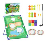 Golf Simulator Game, Sticky Chip Practice, Portable Golfer Toy, Easy Setup Mat, Sturdy Target Material, Ideal for Backyard Parties and Home Work Golf Entertainment, 1 Set