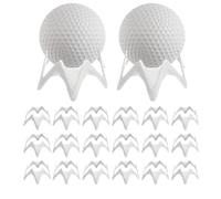 Golf Simulator Tees, 30 x simulatore di palline da golf per allenamento, roba da golf per tappeto erboso invernale e campo guida, casa, esterno e uso interno
