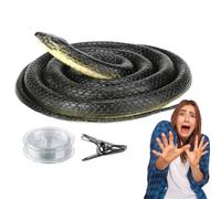 Golf Snake Prank With String And Clip Realistic Flexible Rubber Scary Photo