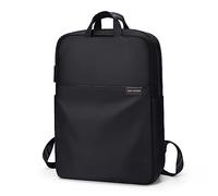 GOLF SUPAGS Zaino Porta PC 17 Pollici, Impermeabile per Uomo e Donna, per Notebook, Laptop, Scuola, Lavoro o Viaggio - Nero