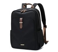 GOLF SUPAGS Zaino Porta PC Donna 14 Pollici, Zaino PC Portatili per Computer, Casual Daypack Uomo per Scuola, Lavoro, Viaggio Nero