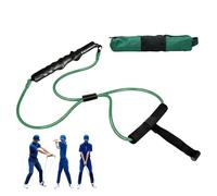 Golf Swing Trainer, Authentic Portable Elastic, Practice Aid Cord, Adjustable Feature Improves Swing Mechanics and Strength, for Indoor Home Gym Outdoor Backyard Course Training Sports Exercise