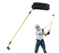 Golf Swing Trainer - Outdoor Training Aid, Practice Alignment Stick, | Golf Stretching Device To Improve Hinge Golf Swing Traine, Forearm Rotation, Shoulder Turn, Golf Swing Trainer Aid Adjustable