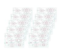 Golf Tape Clubs - 10 Sheets 175x126mm Alignment Labels, Putting Training Aid Stickers, Swing Accuracy Practice Tool, Strike Feedback Sheets | Indoor Outdoor Sports Distance Control Improvement