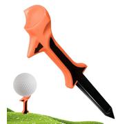 Golf Tee - Durable 10 Degree Golf Tee | Portable Design Diagonal Insertion Golff Tee | Tapered Base Less Friction Supplies | Plastcic Precision Adjustments Gollf Tee for Ranges Daily Practice Training