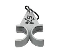 Golf Tee Holder - ABS 10x6x3cm Portable Organizer With Carabiner | Tee Holder Ball Rack For Golf Bag | For Indoor Outdoor Backyard Travel Driving Range Course Practice Use