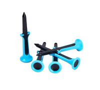 Golf Tees, 5 Pieces Trajectory Correcting Tool, Portable 3.15 Inch Tall Tee Set, Turf Mat, Putting Green, Beginner Lessons, Course, Driving Range, Travel, Backyard, Tournament, Practice Equipment