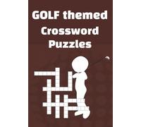 Golf Themed Crossword puzzle book