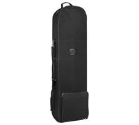 Golf Travel Bag with Wheels, Foldable Golf Equipment Pouch, Weather-Resistant Sports Accessories Carrier, Rolling Gear to Outdoors, Commuting, Vacation, Backpacking, Easy Transport