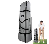 Golf Travel Bags, Airline Club Carrier, Heavy Duty Storage, Smooth-Rolling Wheels, Waterproof Foldable Design, Ideal for Outdoor Trips with Coworkers, Family, and Friends
