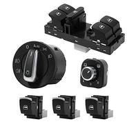 GOLF V 03-09 SET INTERRUTTORE DEVIOLUCI SPECCHI PULSANTERIA ALZAVETRI 3C8941431A