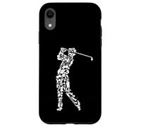 Golf vintage Golf Art Old School Golf Putter Golf palla da golf Custodia per iPhone XR