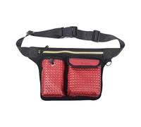 Golf Waist Bag, Breathable Pouch with Adjustable Multi Compartment Design | Golf Ball Marker Tee Waist Pouch for Course Park Club Range Field Tournament Green