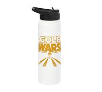 Golf Wars Golfing Player Stainless Steel Insulated Water Bottle