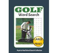 Golf Word Search Puzzle: 50 Golf-Themed Word Search Puzzles Over 100+ Pages