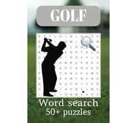 Golf Word Search Puzzle Book: 50+ Fun Puzzles | 6x9 Inches, 110 Pages | Great for Golf Lovers