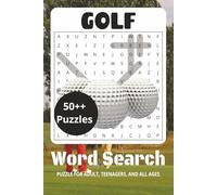 Golf Word Search Puzzle Book: Easy to Read Print | 6 x 9 inches, 144 pages | 70+ puzzles - Gift for Vacations, Holidays, and Relaxing Times