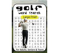 Golf Word Search Puzzle Book: Word Searches about Golf Courses, Equipment, Jargon, Players and More | 6x9 inches, 110 Pages | 50+ Puzzles ... Gift for Vacation and Relaxing