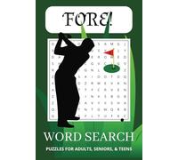 Golf Word Search Puzzle Book: Word Searches with Easy to Read Print about Golf, Golf Swing, Fitness and More | 6x9 inches, 110 pages | 50+ Puzzles... Gift for Vacations, Holidays and Free Times