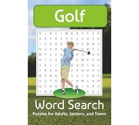 Golf Word Search Puzzle Book: Word Searches with Easy to Read Print about Golf, Golfing, Golf History, and More. | 6x9 inches, 110 pages | 50+ Puzzles ... Gift For Vacations, Holidays, and Free Time