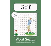 Golf Word Search Puzzle Book: Word Searches with Easy to Read Print About Golf, Golfing, Golf Terms and More | 6x9 inches, 110 pages | 50+ ... Gift for Vacations, Holidays, and Free Times
