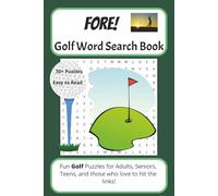 Golf Word Search Puzzle Book: Word Searches with Easy to Read Print about Golf & More| 6x9 inches, 110 Pages| 50+ Puzzles Gift for Father's Day, Golfers, Relaxation, & Free Times