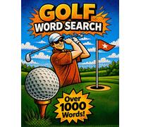 Golf Word Search Puzzle for Adults, Seniors & Golf Lovers: 80 Fun Golf Word Search Puzzles, Brain Games & Activities for Golfers | Large Print Golf ... and Golf Gift for Men, Women, Dad & Grandpa